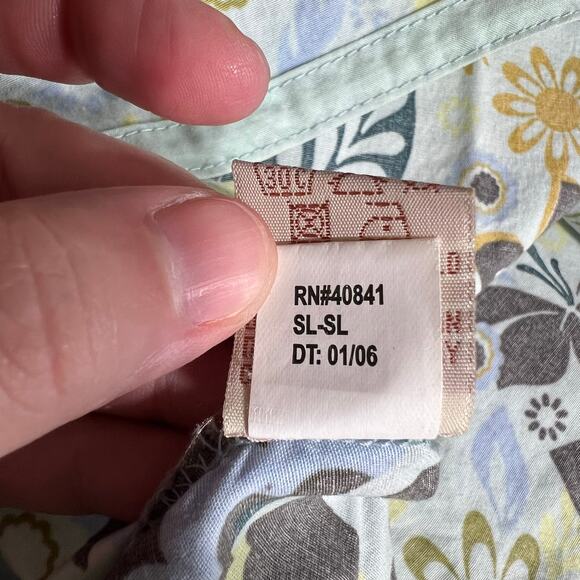 Aventura Clothing Womens Tank Top Skirt Matching Set Floral Print Size 14 Large - Picture 16 of 16